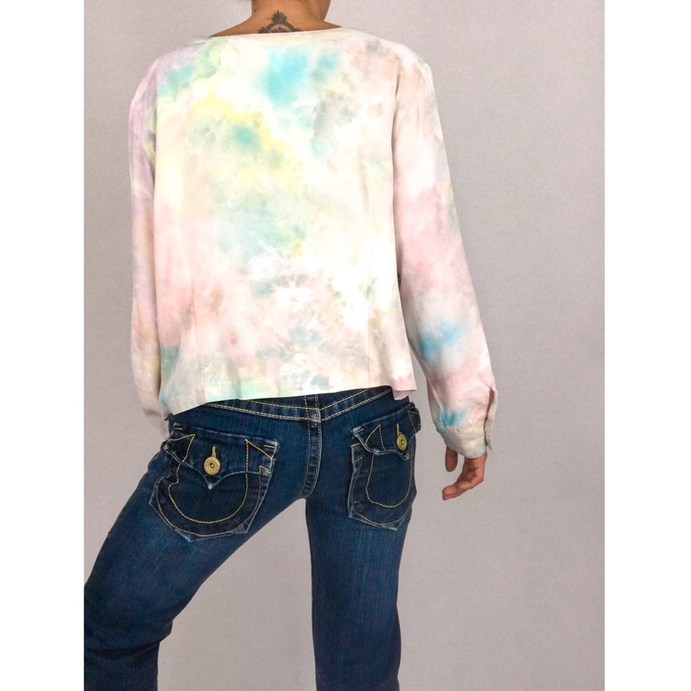 Vintage 💫 Hand-Dyed Blouse in Dreaming - Picture 14 of 15